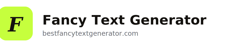 Fancy text generator